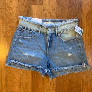 NWT Distressed Frayed Jean Shorts Jessica Simpson